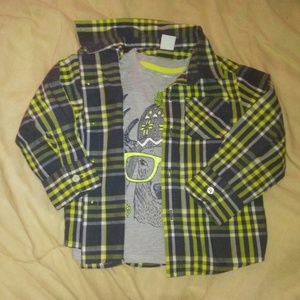 Healthtex boy's  two shirt